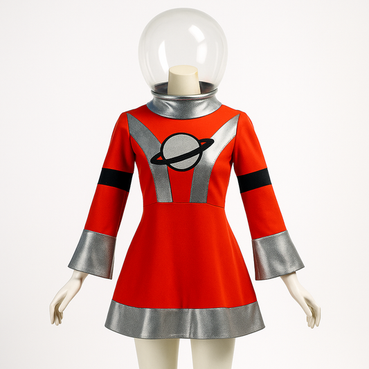Retro Space-Age Bubble Helmet Dress